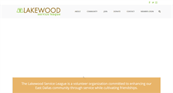 Desktop Screenshot of lakewoodserviceleague.org